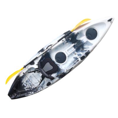 China New Arrival LLDPE Outdoor Pedal 3 Person Plastic Racing Sport Fishing Kayak For Sale for sale