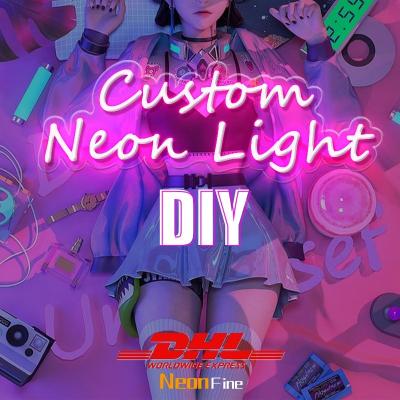 China Custom Buildings LED Neon Sign Light DIY Logo Strip For Bedroom Decoration Wall Hanging For Birthday Party Wedding Neon Light Sign Custom for sale