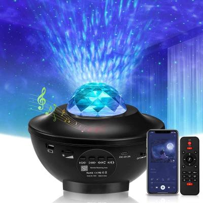 China Dropshipping New-designed starry light projector led laser night sky light surf lighting music star RGB star projector for sale