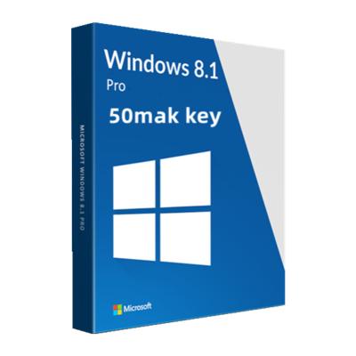 China Windows 8.1 Pro Software 32 / 64 Bit License 50 Key Mak Key Win 8.1 Professional Mak Key Win 8.1 for sale