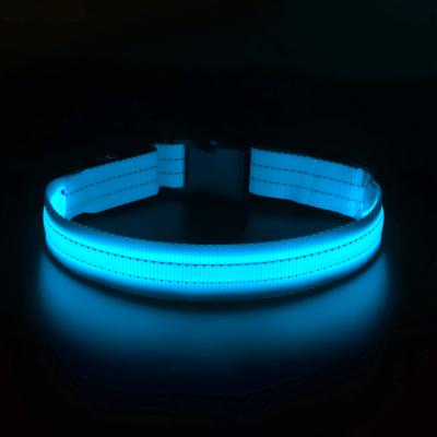 China Good Viable Design Dog LED Flash Collars Light Flashing Colorful Safety Flashing Collar for sale