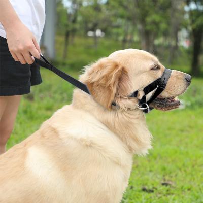 China OEM and ODM Viable Upgraded Dog Mouth Adjustable Nylon Muzzle for Anit-barking and Biting for sale