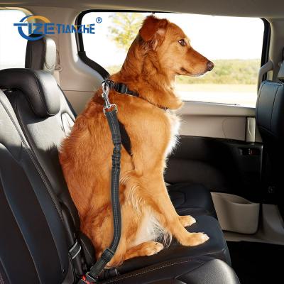 China Amazon Hit Pet Reflective Accessories Adjustable Dog Safety Leads Car Vehicle Seat Belt Pet Seat Belt for sale