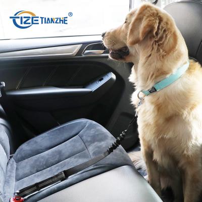 China Reflective Adjustable Dog Seat Belt Dog Safety Leads Car Vehicle Seat Belt Pet Seat Belt for sale