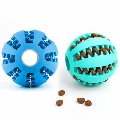 China Viable Wholesale Pet Toothbrush Dog Chew Ball Dental Leaning Toys for sale