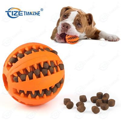 China Pet Chew Resistance Toy Interactive Toys Rubber Dog Viable Ball Toy For Dog for sale