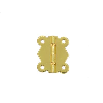 China Zero Manufacture 4 Barrel Wooden Box Metal Accessories Brass Butterfly Hinges for sale