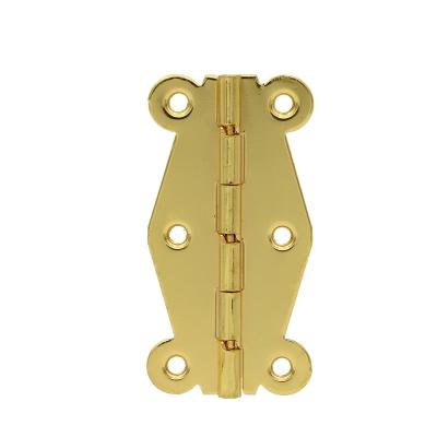 China Metal Accessories Stainless Steel Butterfly Null Hinge 45 Degree Long Jewelry Box Small End Corner Hinges for sale