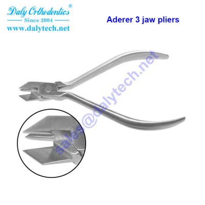 China Aderer three jaw pliers of orthodontic pliers from dental supplies for sale