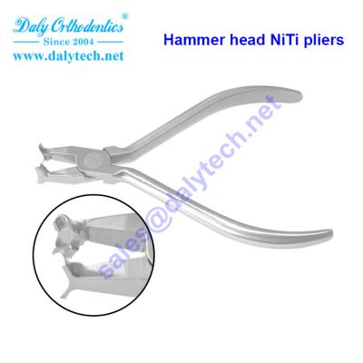 China Hammer head NiTi pliers of dental pliers from orthodontics inc for sale