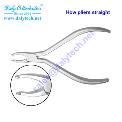 China How pliers straight of orthodontic appliances from dental pliers for sale