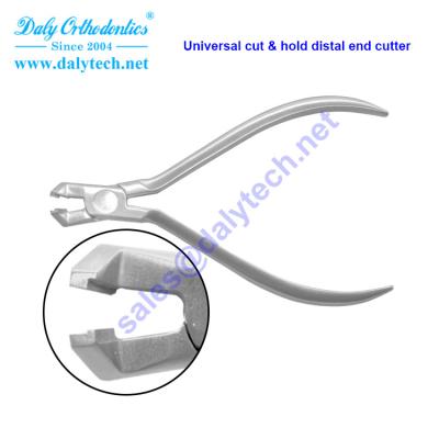 China Universal cut and safety hold distal end cutter pliers of lingual orthodontics for sale