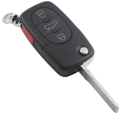 China Key Case For Audi Factory Cheaper Price 3 Button Remote Key For Audi Remote Key for sale