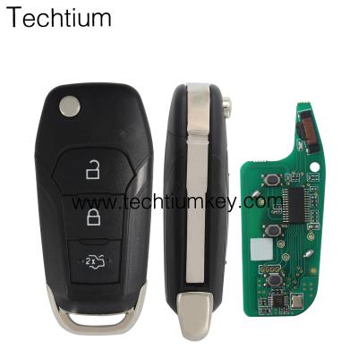 China Plastic 3 Button Remote Key Control with 315MHZ 49Chip for Ford for sale