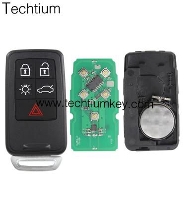 China Car Remote Key For Volvo 5 Button Car Master Card 433Mhz Remote Key With 433Mhz for sale