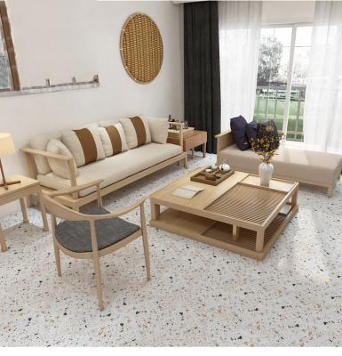 China Cheap Price Acid Resistant White Cement Terrazzo Tiles For Floor And Table Or Countertop for sale