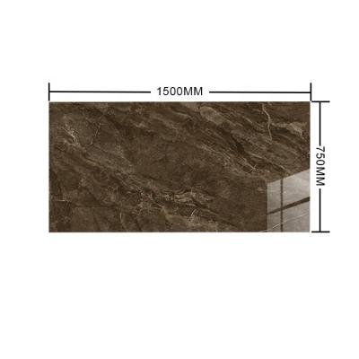 China 750*1500 Large Size Soft Matte Porcelain Floor Tiles Acid Resistant Matte Marble Stone Full Body Tile For Lobby for sale