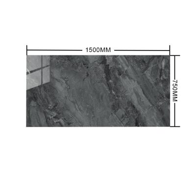 China 750*1500mm non-slip acid-proof living room porcelain floor tile the gray manufacture of porcelain for sale