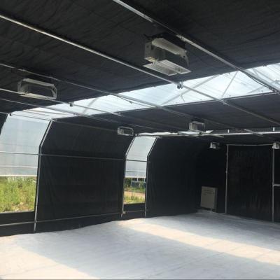 China Application 100% Poly Deprivation Automatic Light Blackout Film Greenhouse for sale