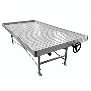 China Aluminum Alloy Agriculture Greenhouse Aluminum Ebb and Flow Rolling Bench ABS Trays for sale