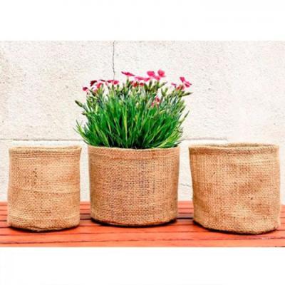 China Wholesale High Quality Hemp Fiber Pots Cloth Indoor Biodegradable Growing Garden Grow Bags for sale