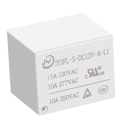 China L1 Type 10A/15A0.4W/12VA Sealed Magnetic Retention 3FL Relay Home Appliance Spare Relay for sale