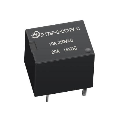 China Small Power Relay Sealed Automotive Relay 20A/14VDC/0.6W Set Type 5 Pin Electromagnetic Conversion Relay for sale