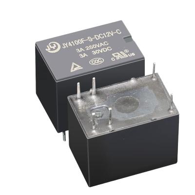 China Sealed 250VAC 6 Pin Type Power Relay 3A Signal Conversion Relay Subminiature Relay Assembly for sale