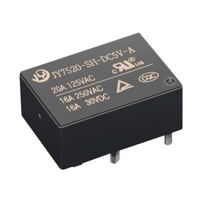 China Sealed Waterproof Electromagnetic Relay 16A 250VAC 1 Group 4 Terminal Power Normally Open Ultra Small Relay for sale