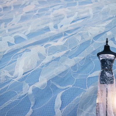 China High Quality Viable Bridal Dress French Lace Fabric For Garment, Cheap Luxury French Dress Lace Fabric Wedding For Women for sale