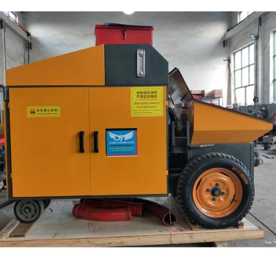 China Conveying Concrete Pump /Diesel Motor Concrete Pump/Mini Cement Pump â ‰ ¤ 20mm for sale