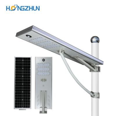 China ROAD New Products 30 60 80 100 Watt SMD Integrated All In One Solar Led Street Light for sale