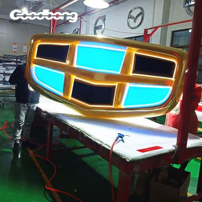 China 4s Store Decoratation Acrylic Sign Signage Vacuum Blister Automotive Automotive Motor Advertise Auto Emblem Chrome Car Logo for sale