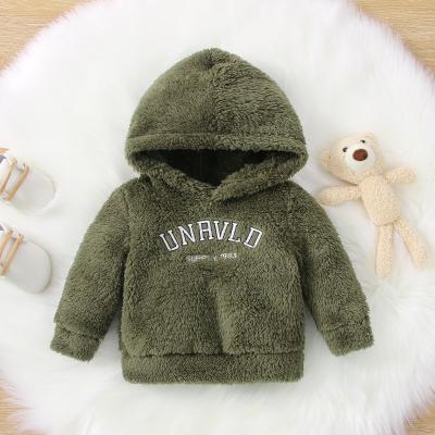 China Wholesale Cheap Jumper Kids Clothing 2021 China Popular Anti-wrinkle Winter Baby Boy Girl Tops Plain Baby Hoodies for sale