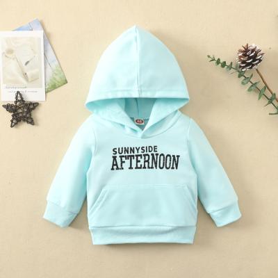 China Large Kangaroo Hoodie Spring Baby Soft Pocket Breathable Blue Comfortable Bright Color Baby Hoodies And Sweatshirts for sale