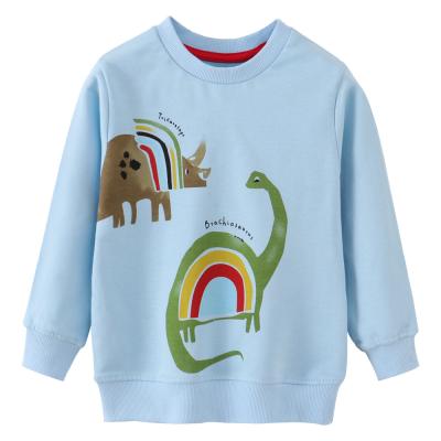 China Breathable Crewneck Boys Cotton Single Truck Long Sweatshirt Toddler for sale