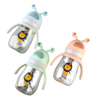 China Wholesale High Quality BPA Free 300ml 9oz PPSU Baby Bottle Sippy Cup Baby Bottle Set for sale