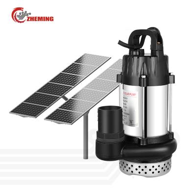 China Agriculture / Home 1 1.5 2 Inch 24V Stainless Steel Bldc Electric Solar Water Pump Submersible Agriculture for sale