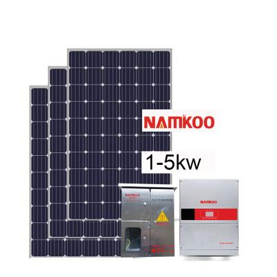 China 3kw home solar system on grid solar home system 3000w solar power system with best price for sale