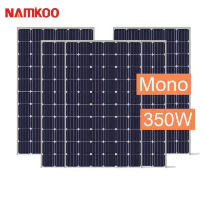 China Solar Power System Stock Solar Panels 350W Price In Rotterdam 36V Mono Solar Panels Price for sale