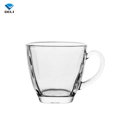 China Wholesale Viable 205ml 6.9oz Wine Coffee Beer Beverage Insulated Funny Reusable Glass Tea Mug for sale