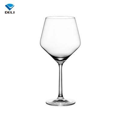 China Stemware Fast Delivery Crystal Pressed Vintage Glass Tumblers 680ml 23oz Japan Style Burgundy for sale