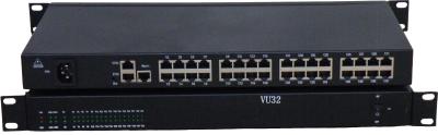 China 32 Port Serial RS232/422/485 to Ethernet Server/Com Driver, VU32 for sale