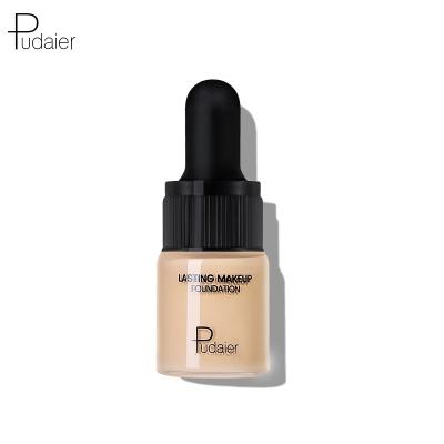 China Pudaier Face Liquid Makeup Matte Oil Control Concealer Foundation Natural 1017 Full Coverage Flawless Foundation Base Makeup for sale