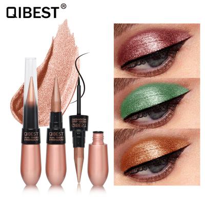 China Waterproof Double-End Lasting Eyeshadow Stick And Eyeliner Private Label Silky Dynamic Liquid Water Activated Makeup Beauty Cosmetics for sale