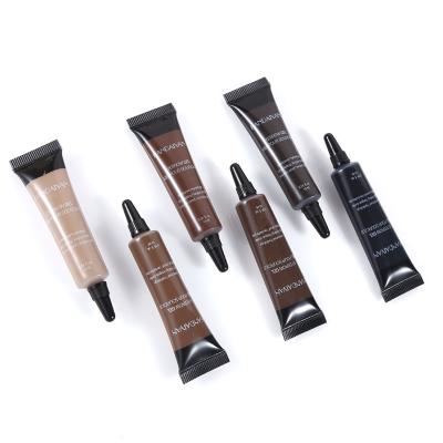 China Non Bleaching Waterproof Eyebrow Cream Waterproof Gel 6 Colors Gel Pencil for sale