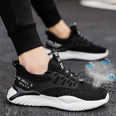 China 2022 New Design Air Goods Soft-unique Comfortable Casual Lace Up Running Shoes Mesh Sport Shoes Summer Breathable Walking Shoes For Men for sale