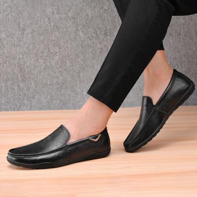 China New Design 2022 High Quality Leather Men Breathable For Office Business Loafer Shoes Casual Dress Shoe Training Shoes for sale