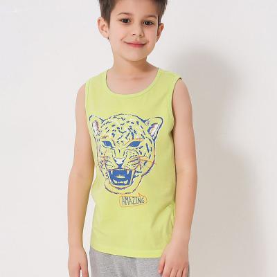 China Breathable Casual Amazing Tiger Printed Boys Invest for sale