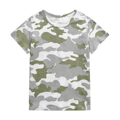 China Anti-pilling Wholesale Cute Stylish Camouflage T Shirts For Boys for sale